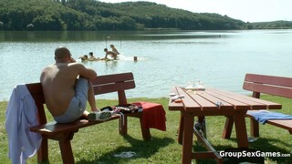 Debbie White's Outdoor Fuck Fest! - наслаждайся лучшим порно на ONE-PORN.COM