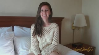 Наслаждайтесь Natalia M Fierce Audition for AuntJudys.com - порно видео на ONE-PORN.COM