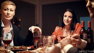 Brunette Lesbian Lovers - Angela White & Jay Taylor Lick & Finger - наслаждайся лучшим порно на ONE-PORN.COM
