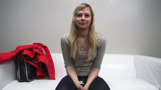 Renata: Blonde European with Piercing in Casting - наслаждайся лучшим порно на ONE-PORN.COM