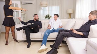 Наслаждайтесь Nuria Millan enjoys a hardcore threesome with her buddy and neighbor - порно видео на ONE-PORN.COM