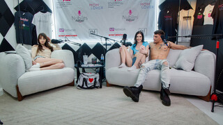 Наслаждайтесь Nubiles Podcast: Lana Smalls and Bella Nova's FFM Fun - порно видео на ONE-PORN.COM